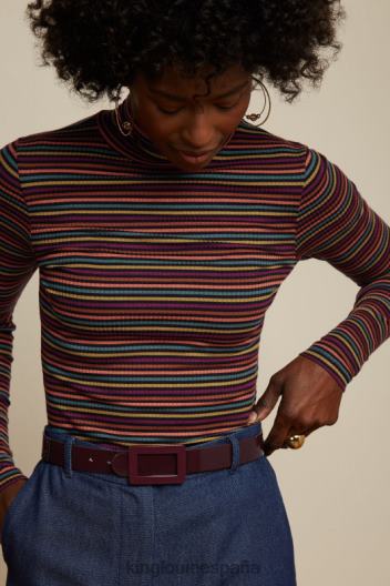 cinturón de patente ZD4DX200 accesorio tinto cabernet mujer King Louie