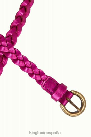 cinturón trenzado brillante ZD4DX188 accesorio caspia morada mujer King Louie