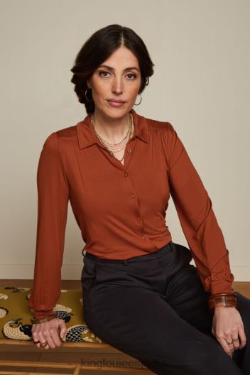 blusa carina ecocovero ligera ZD4DX130 vestir naranja coñac mujer King Louie