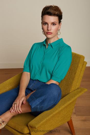 blusa carina ecocovero ligera ZD4DX138 vestir agua verde mujer King Louie