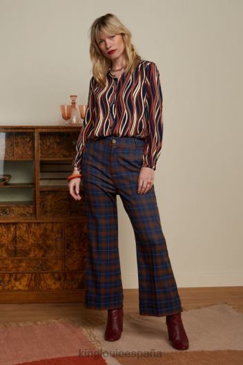 blusa carina merrill ZD4DX118 vestir azul mujer King Louie