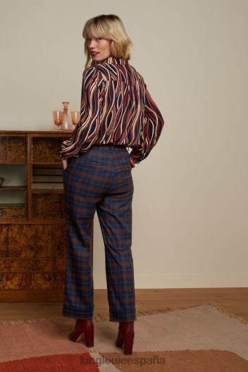 blusa carina merrill ZD4DX118 vestir azul mujer King Louie