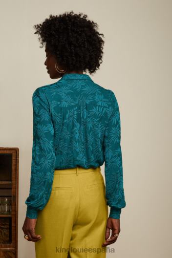 blusa carina pop-up ZD4DX126 vestir verde antiguo mujer King Louie