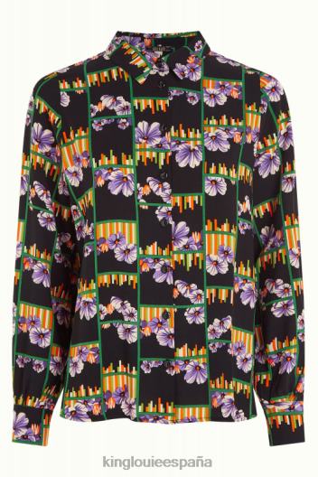 blusa maisie rebelde ZD4DX123 vestir negro mujer King Louie