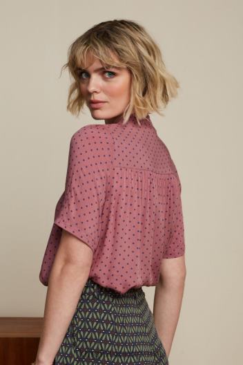 blusa orlane la bella ZD4DX121 vestir mesa rosa mujer King Louie