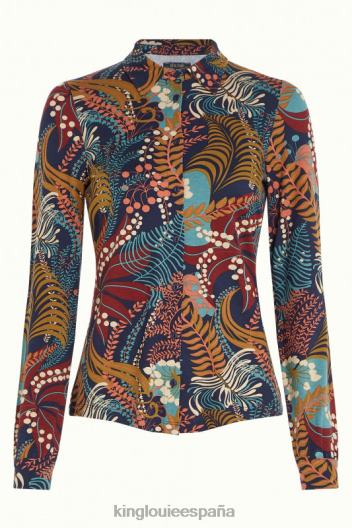blusa ruiseñor ZD4DX114 vestir azul mujer King Louie
