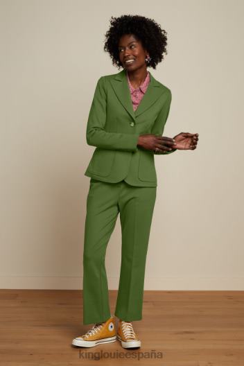 blazer bibi uni rodeo ZD4DX180 vestir verde oliva mujer King Louie