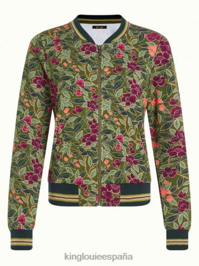 chaqueta bessie bellevue ZD4DX185 vestir verde oliva mujer King Louie