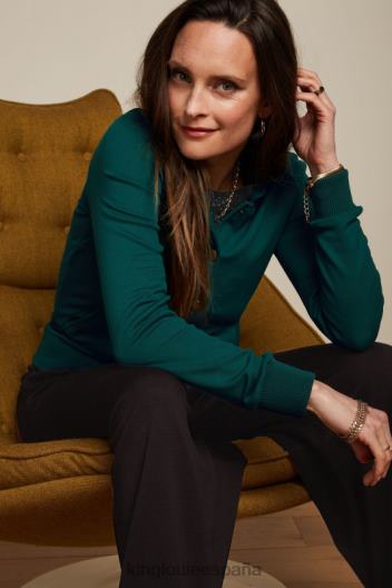 chaqueta cleo milano uni ZD4DX178 vestir Pino verde mujer King Louie