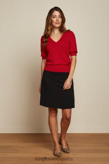 falda con borde milano uni ZD4DX167 vestir negro mujer King Louie