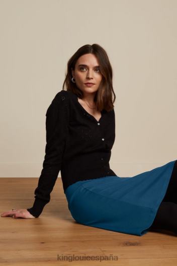 falda con borde milano uni ZD4DX172 vestir marinero azul mujer King Louie