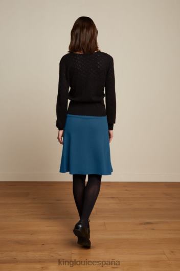 falda con borde milano uni ZD4DX172 vestir marinero azul mujer King Louie