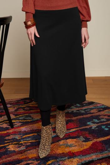 falda juno crepe milano ZD4DX160 vestir negro mujer King Louie