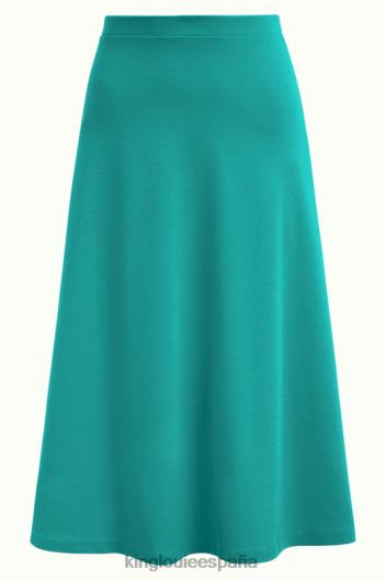 falda juno crepe milano ZD4DX161 vestir humo verde mujer King Louie