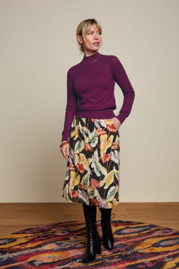 falda layla marmora ZD4DX157 vestir negro mujer King Louie