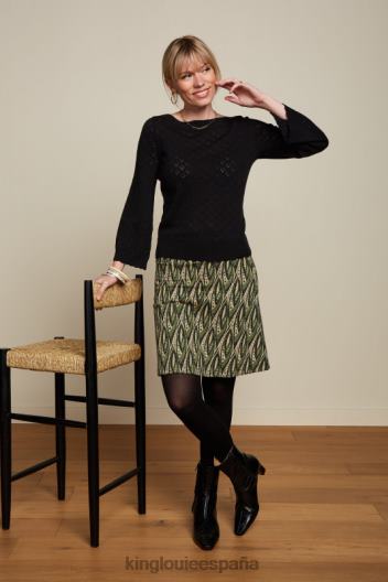 victoria de la falda fronteriza ZD4DX150 vestir azul mujer King Louie