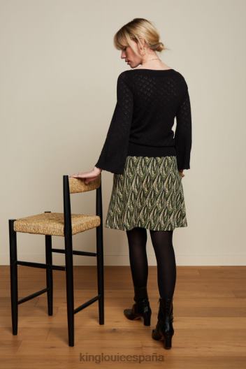 victoria de la falda fronteriza ZD4DX150 vestir azul mujer King Louie