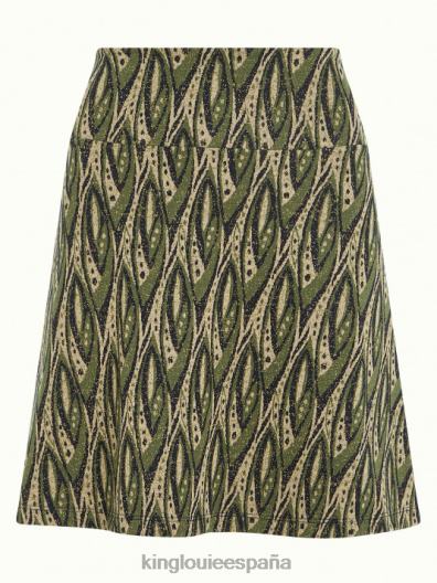 victoria de la falda fronteriza ZD4DX150 vestir azul mujer King Louie