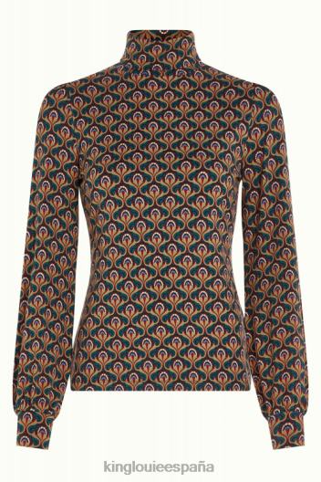 Betsy Puff Top Jubileo ZD4DX58 vestir libélula verde mujer King Louie