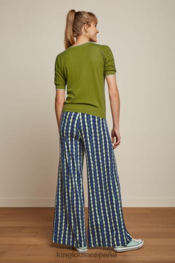 agnes puff top herrero ZD4DX102 vestir verde leñera mujer King Louie