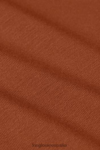 amalia top ecovero luz ZD4DX34 vestir naranja coñac mujer King Louie