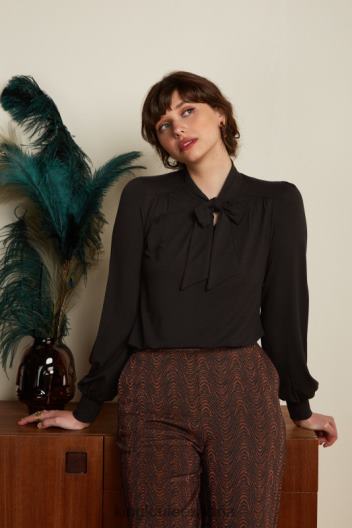 amalia top ecovero luz ZD4DX35 vestir negro mujer King Louie