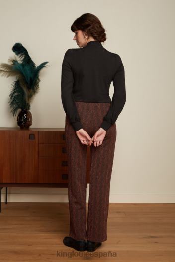 amalia top ecovero luz ZD4DX35 vestir negro mujer King Louie