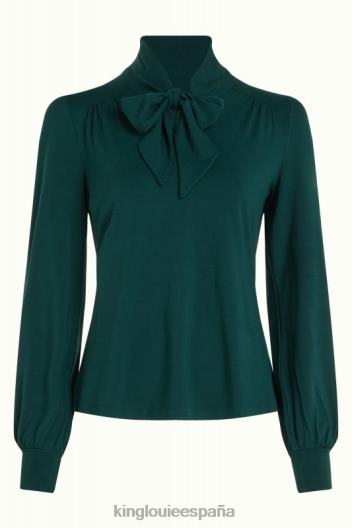 amalia top ecovero luz ZD4DX36 vestir Pino verde mujer King Louie