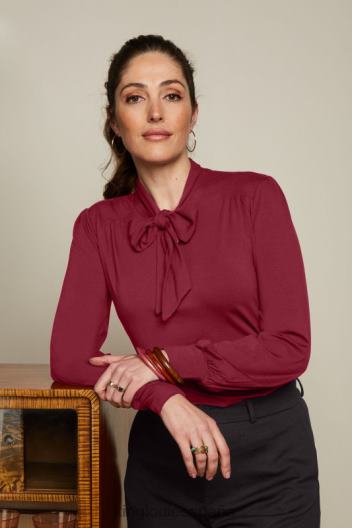 amalia top ecovero luz ZD4DX37 vestir tinto cabernet mujer King Louie