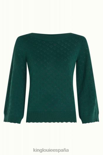 audrey trompeta manga corazón ajour ZD4DX84 vestir libélula verde mujer King Louie