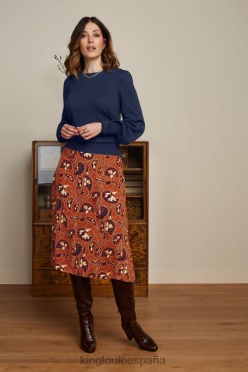 capullo superior maya ZD4DX77 vestir azul mujer King Louie