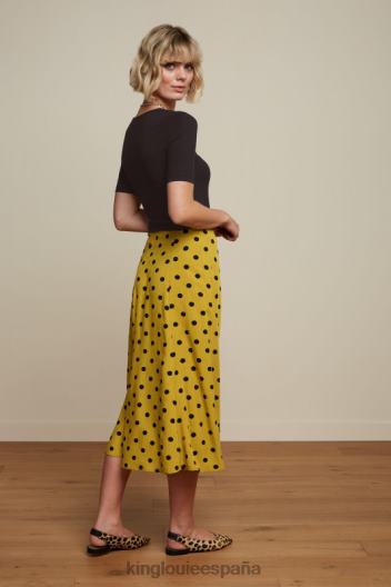 carice v top uni canalé ZD4DX98 vestir negro mujer King Louie