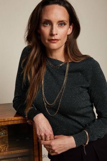 lapislázuli superior de hiedra ZD4DX70 vestir negro mujer King Louie