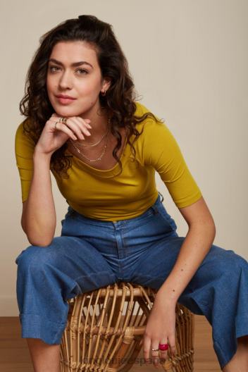 sarah superior ecocovero luz ZD4DX106 vestir amarillo primavera mujer King Louie