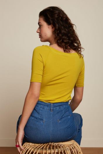 sarah superior ecocovero luz ZD4DX106 vestir amarillo primavera mujer King Louie