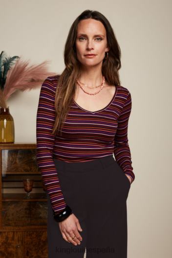 top carice v rolla raya ZD4DX54 vestir mesa rosa mujer King Louie