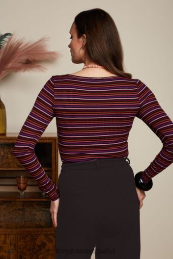 top carice v rolla raya ZD4DX54 vestir mesa rosa mujer King Louie