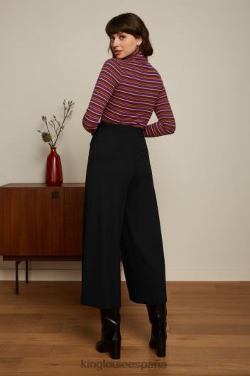 top con cuello vuelto y rayas rolla ZD4DX56 vestir mesa rosa mujer King Louie