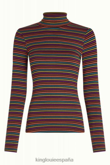 top con cuello vuelto y rayas rolla ZD4DX57 vestir sombra mujer King Louie