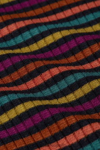 top con cuello vuelto y rayas rolla ZD4DX57 vestir sombra mujer King Louie