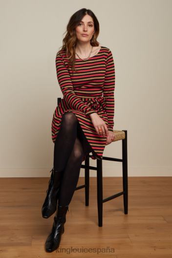 vestido betty spritz ZD4DX24 vestir naranja picante mujer King Louie