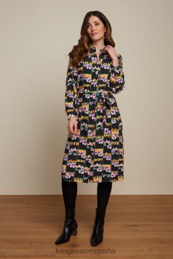 vestido carina rebelde ZD4DX20 vestir negro mujer King Louie