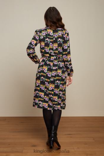 vestido carina rebelde ZD4DX20 vestir negro mujer King Louie