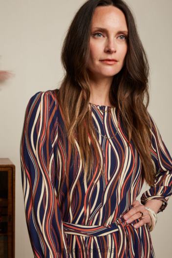 vestido de betty merrill ZD4DX16 vestir azul mujer King Louie