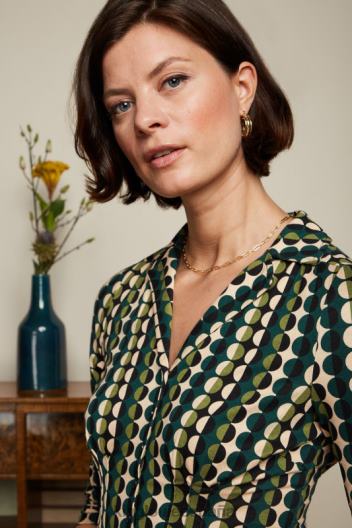 vestido de cena quincy ZD4DX9 vestir Pino verde mujer King Louie