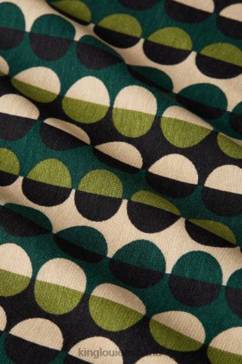 vestido de cena quincy ZD4DX9 vestir Pino verde mujer King Louie