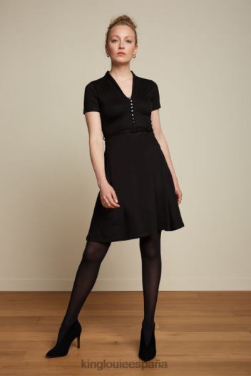 vestido emmy ecocovero clasico ZD4DX31 vestir negro mujer King Louie