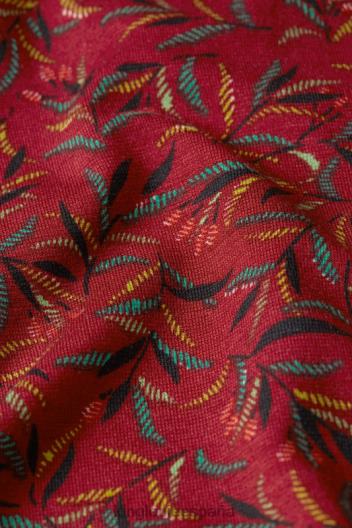 vestido emmy vinti ZD4DX5 vestir rojo cereza mujer King Louie