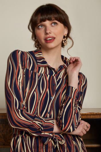 vestido lalia merrill ZD4DX17 vestir azul mujer King Louie