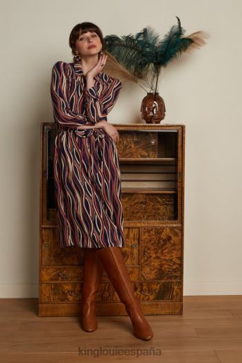 vestido lalia merrill ZD4DX17 vestir azul mujer King Louie